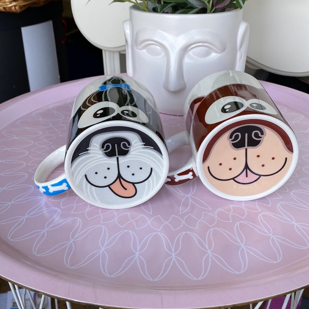 A pair of coffee mugs